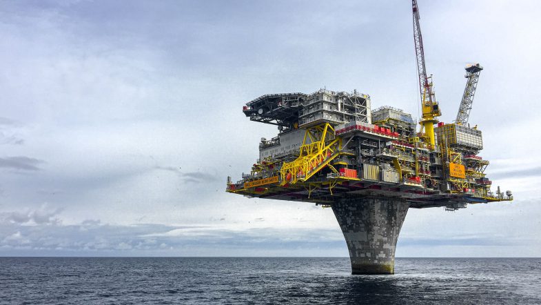 Offshore platform in open sea